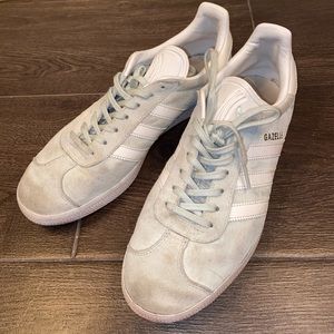 adidas gazelle green sneakers!